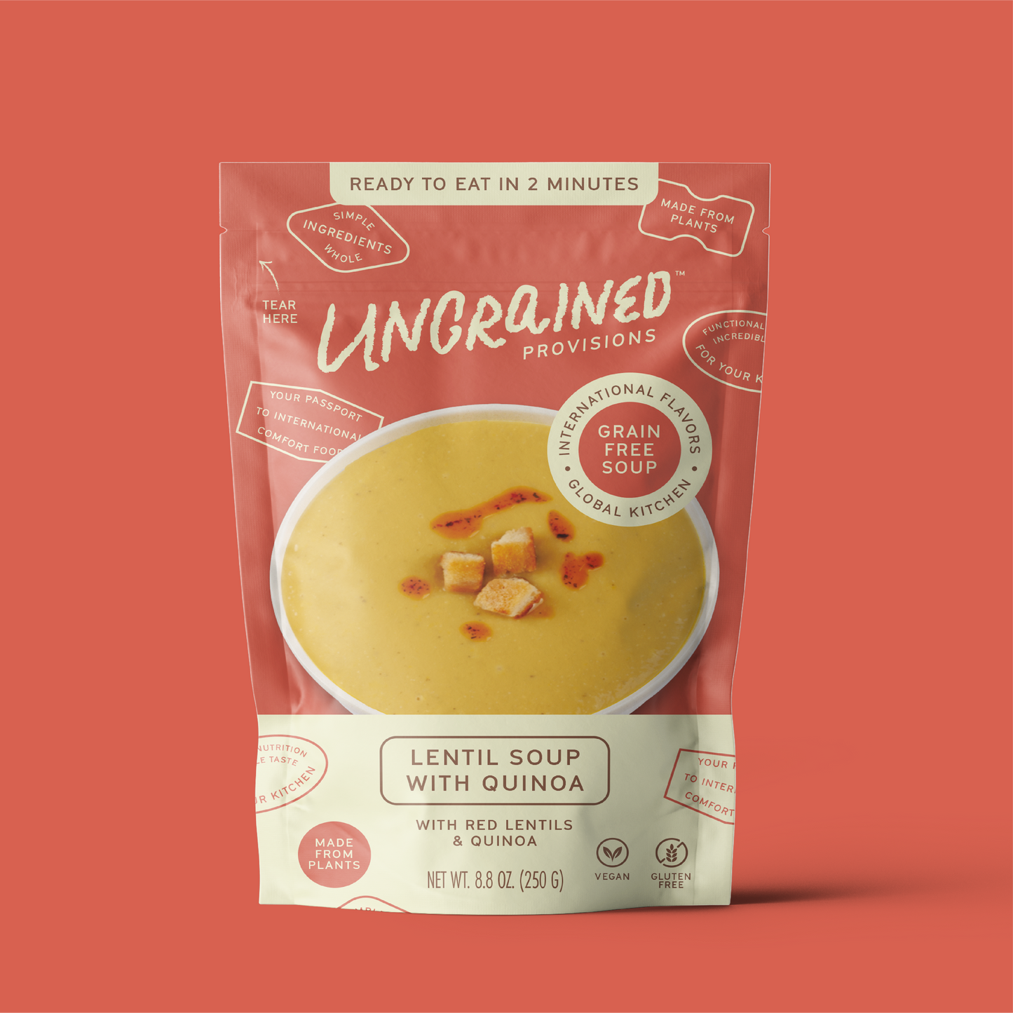 LENTIL SOUP WITH QUINOA